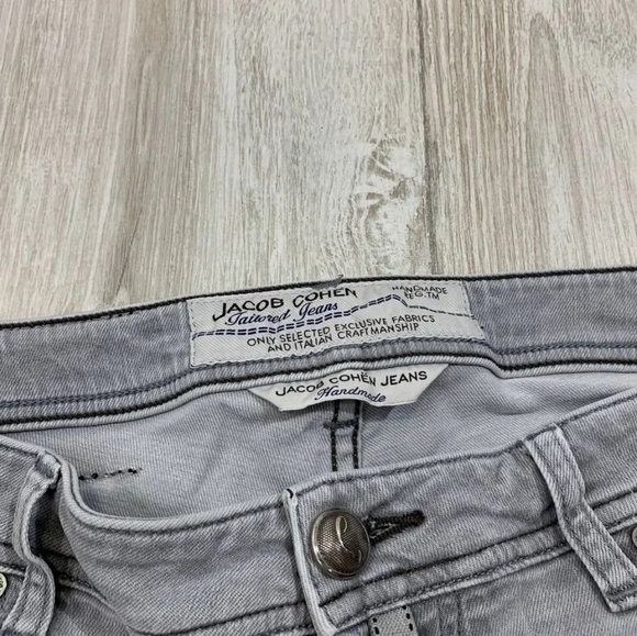Mens jeans Jacob Cohen 688-Size 35 - Grey - Picture 7 of 9